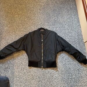 Vintage JPG jeans Black Bomber Jacket